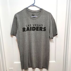 47 Gray Las Vegas Raiders Short Sleeve Tee
